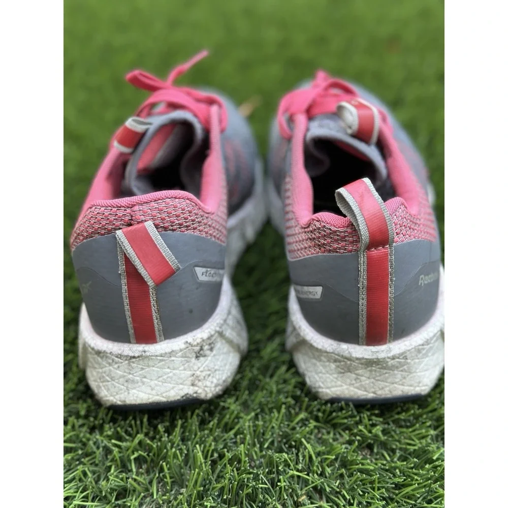 Reebok Work RB312 Fusion Flexweave Safety Toe Women's Size 10 Gray Pink